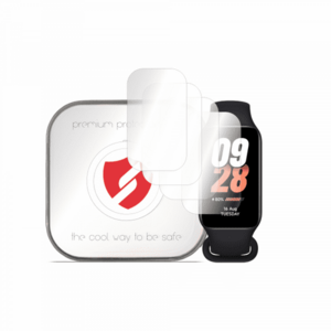 Folie Protectie Smart Protection Premium Classic pentru Xiaomi Smart Band 8 Active, Set 4 bucati, Plastic imagine