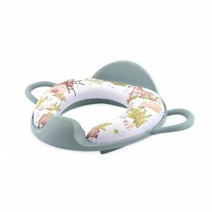 Reductor moale pentru toaleta, cu manere si spatar, antiaderent, Green Farm imagine