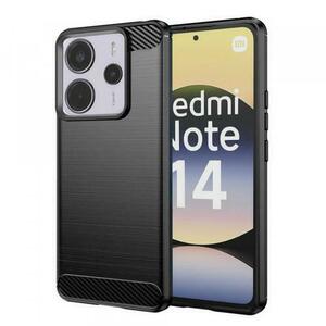 Husa pentru Xiaomi Redmi Note 14 4G (Regional), Techsuit, Carbon, Neagra imagine
