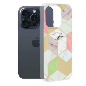 Husa pentru Apple iPhone 15 Pro, Techsuit, Marble, Mov imagine