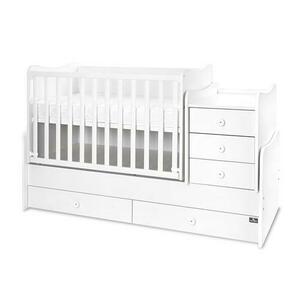 Mobilier multifunctional Lorelli Maxi Plus, 70 x 160 cm, transformabil, Alb imagine