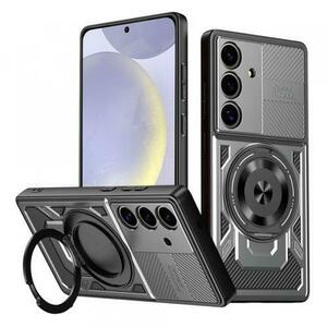 Husa pentru Samsung Galaxy S25 S931 / S24 S921, Techsuit, RuggedCam (Gri/Negru) imagine