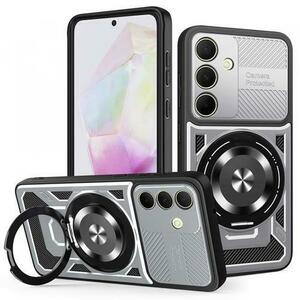 Husa pentru Samsung Galaxy A35 5G A356, Techsuit RuggedCam (Gri/Negru) imagine