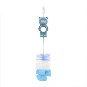 Perie de curatat biberoane, tetine si cani, Lorelli Light Blue imagine