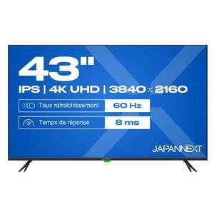Ecran Profesional IPS LED JAPANNEXT 43inch JN-IPS430UHD60F, UHD (3840 x 2160), HDMI (Negru) imagine