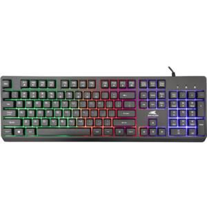 Tastatura Barracuda BGK-02114, Cu fir, USB, iluminare RGB (Negru) imagine