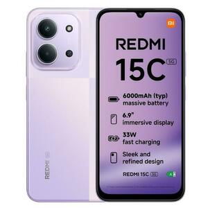 Telefon Mobil Xiaomi Redmi 15C 5G, Procesor Octa-Core, IPS LCD 6.9inch, 4GB RAM, 256GB Flash, Camera Duala 50 MP + QVGA, Wi-Fi, 5G, Dual Sim, Android (Mov) imagine