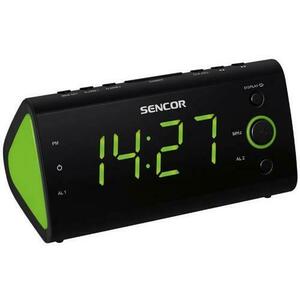 Radio cu ceas Sencor SCR 170 GN (Negru/Verde) imagine