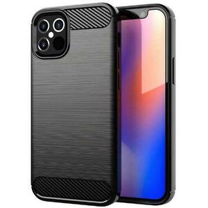 Husa pentru Apple iPhone 12 / 12 Pro, Forcell, Carbon, Neagra imagine