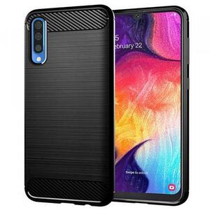Husa pentru Samsung Galaxy A50s A507 / A30s A307 / A50 A505, Techsuit, Carbon, Neagra imagine