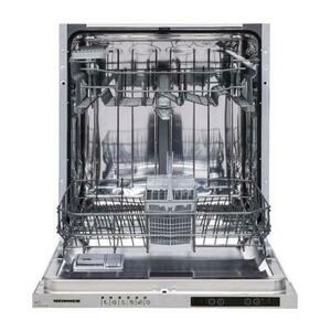 Masina de spalat vase incorporabila Heinner HDW-BI6613IE++, 13 seturi, 6 programe, Display LED, Aquasop, Clasa E, 60 cm (Alb) imagine