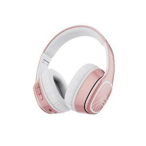 Casti Bluetooth PowerLocus Over-Ear P7, Microfon (Roz/Auriu) imagine