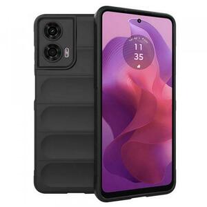 Husa pentru Motorola Moto G04s / E14 / G04 / G24 Techsuit Magic Shield (Negru) imagine