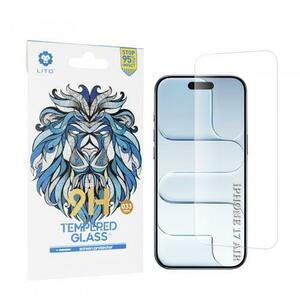Folie de protectie Ecran Lito Classic pentru Apple iPhone Air, Sticla Securizata, Full Glue, 2.5D imagine