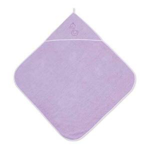 Prosop bebe cu gluga Lorelli, 80x80 cm, Violet imagine