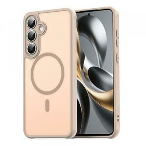 Husa MagSafe pentru Apple iPhone 16 Pro, Techsuit, HaloFrost II, Aurie imagine