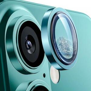 Folie de protectie Camera Spate Lito S+ pentru Apple iPhone 16, Sticla Securizata (Verde) imagine