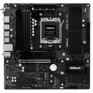 Placa de baza ASRock B850M PRO-A WiFi, AMD B850, AM5, DDR5, mATX imagine