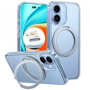 Husa MagSafe pentru Apple iPhone 17, Torras Ostand Pro (Transparent) imagine