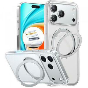 Husa MagSafe pentru Apple iPhone 17 Pro Max, Torras Ostand Pro (Transparent) imagine