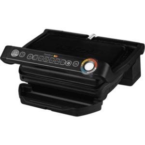 Gratar electric Tefal GC 7058 Optigrill, 2000 W, 6 programe, Termostat ajustabil, Suprafata 600 cm2 (Negru) imagine