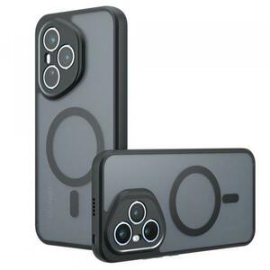 Husa MagSafe pentru Honor 400 Pro, Techsuit, PureFrost (Negru) imagine