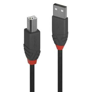 Cablu Lindy LY-36676, 7.5m, USB 2.0 Type A - USB-B imagine