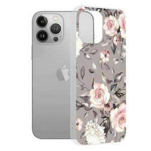 Husa pentru Apple iPhone 13 Pro Max, Techsuit, Marble, Gri imagine