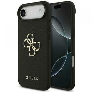 Husa pentru Apple iPhone Air, Guess, 4G Grained Big and Classic Logo, Neagra imagine