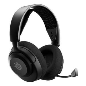 Casti Gaming SteelSeries Arctis Nova 5, pentru PC/PS4|5, Switch, Mobile, Mac, Oculus Quest 2, USB/Wireless/Bluetooth, drivere 40 mm, microfon retractabil Arctis ClearCast Gen2, Bidirectional Noise Canceling, autonomie pana la 60 ore (Negru) imagine