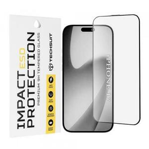 Folie de protectie Ecran Techsuit pentru Apple iPhone 17, Sticla Securizata, Full Glue imagine
