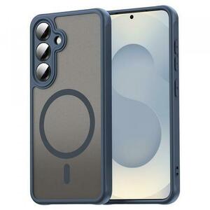 Husa MagSafe pentru Samsung Galaxy S24+ S926, Techsuit, HaloFrost II, Bleumarin imagine