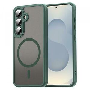 Husa MagSafe pentru Samsung Galaxy S24 S921, Techsuit, HaloFrost II, Verde imagine