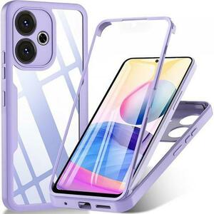 Husa pentru Xiaomi Poco M6 4G / Redmi 13, Techsuit, ColorVerse 360, Mov imagine