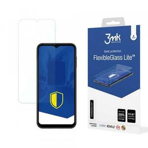 Folie de protectie Ecran 3MK FlexibleGlass Lite pentru Samsung Galaxy A14 A145 / A14 5G A146, Sticla Flexibila, Full Glue imagine