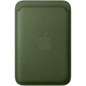 Portofel Apple FineWoven Wallet MGH74ZM/A cu MagSafe pentru iPhone (Verde) imagine