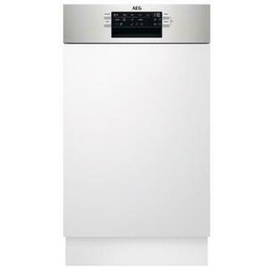 Masina de spalat vase incorporabila AEG Slim MaxiFlex FEE73517PM, 10 seturi, 9 programe, Clasa D (Alb) imagine