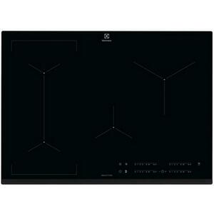 Plita incorporabila Electrolux EIV734, Inductie, 4 zone de gatit, Touch control, 71 cm (Negru) imagine