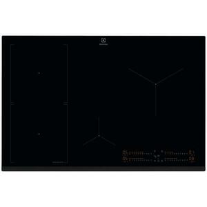 Plita incorporabila Electrolux EIS87453, Inductie, 4 zone de gatit, Booster, SenseBoil, Concetivitate hota, Timer, 60 cm (Negru) imagine