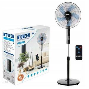 Ventilator de birou Noveen F455, diametru 40 cm, 55 W, 3 trepte de viteza, reglare pe inaltime, telecomanda (Negru) imagine