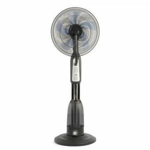 Ventilator cu pulverizator 2 in 1 Livoo DOM411, 90W, diametru 45cm, funtie ventilare si ceata de apa, telecomanda, temporizator (Negru) imagine