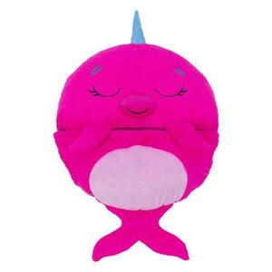 Jucarie de plus 2 in 1 Happy Napers - Narvalul Nelly, Roz imagine