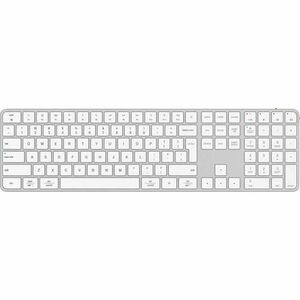 Tastaura office wireless Meetion K230MW, 150 h, Multimedia, 2.4G, 300mAh, 421 x 117 x 12 mm, Alb/Argintiu imagine