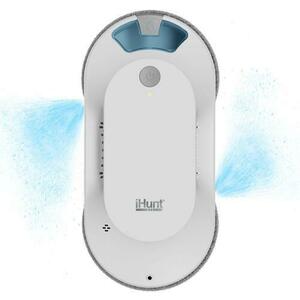 Robot curatare geamuri cu pulverizator apa iHunt Smart Window Robot 4 Ultra, 72 W, Rezervor 65 ml, 2500 Pa, Android/iOS (Alb) imagine