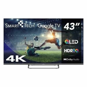 Televizor QLED SmartTech 109 cm (43inch) 43QG02V, Ultra Hd 4K, Smart TV, WiFi, CI+ imagine
