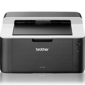Imprimanta Monocrom Brother HL-1112E, A4, USB, 20ppm (Negru/Alb) imagine