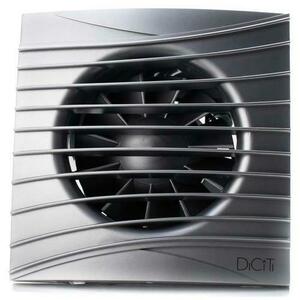 Ventilator baie SILENT 5C, Super Silent, Clapeta antiretur, Motor Long Life 40000h, Debit 180mc/h, Ø125mm, Gri imagine