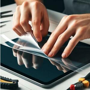 Serviciu montaj folie silicon tableta pana in 10.9 inch imagine