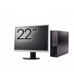 Calculator Sistem PC Refurbished Pachet Calculator refurbished DELL OptiPlex 3070 SFF, Intel Core i3-9100 3.60 - 4.20GHz, 8GB DDR4, 256GB SSD + Monitor 22" imagine