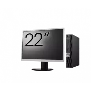 Calculator Sistem PC Refurbished Pachet Calculator refurbished DELL OptiPlex 5060 Mini PC, Intel Core i5-8500T 2.10-3.50GHz, 8GB DDR4, 256GB SSD + Monitor 22" imagine